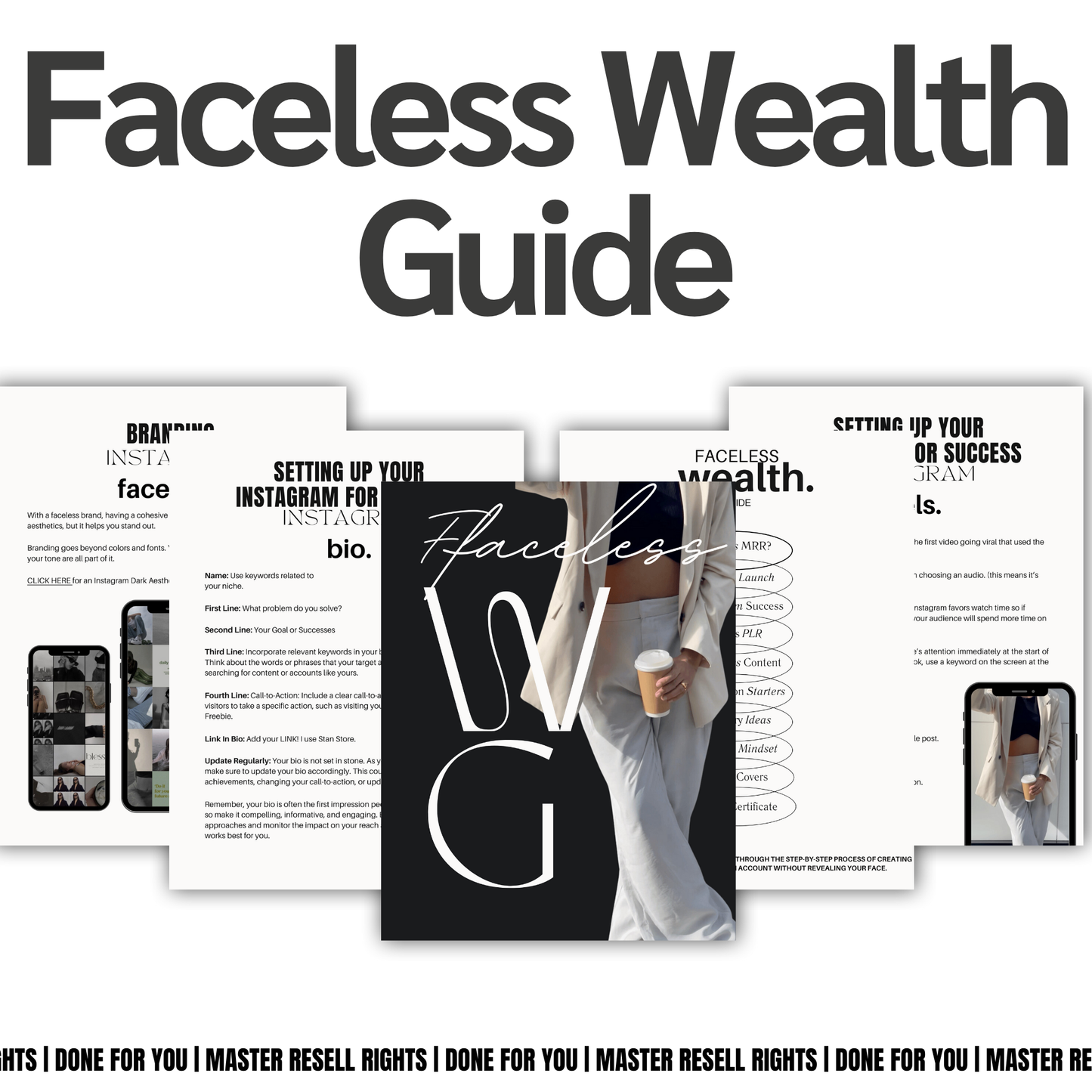 FACELESS WEALTH GUIDE WITH BONUSES