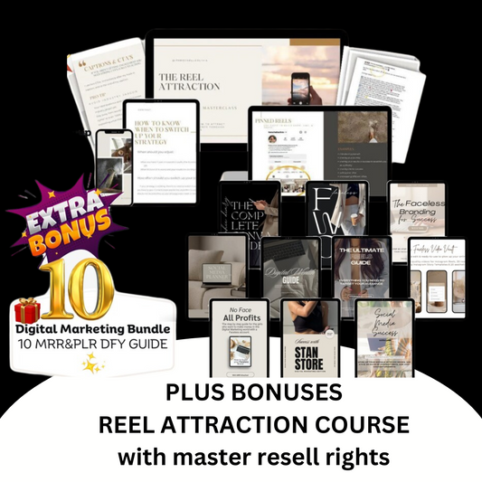 THE REELS ATTRACTION COURSE PLUS BONUS