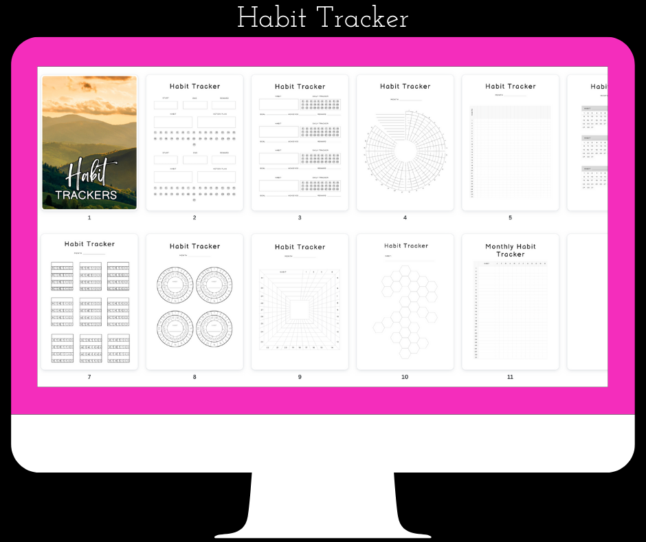 TRACKER | PLANNER BUNDLE - LOW TICKET BUNDLE( available for immediate download)