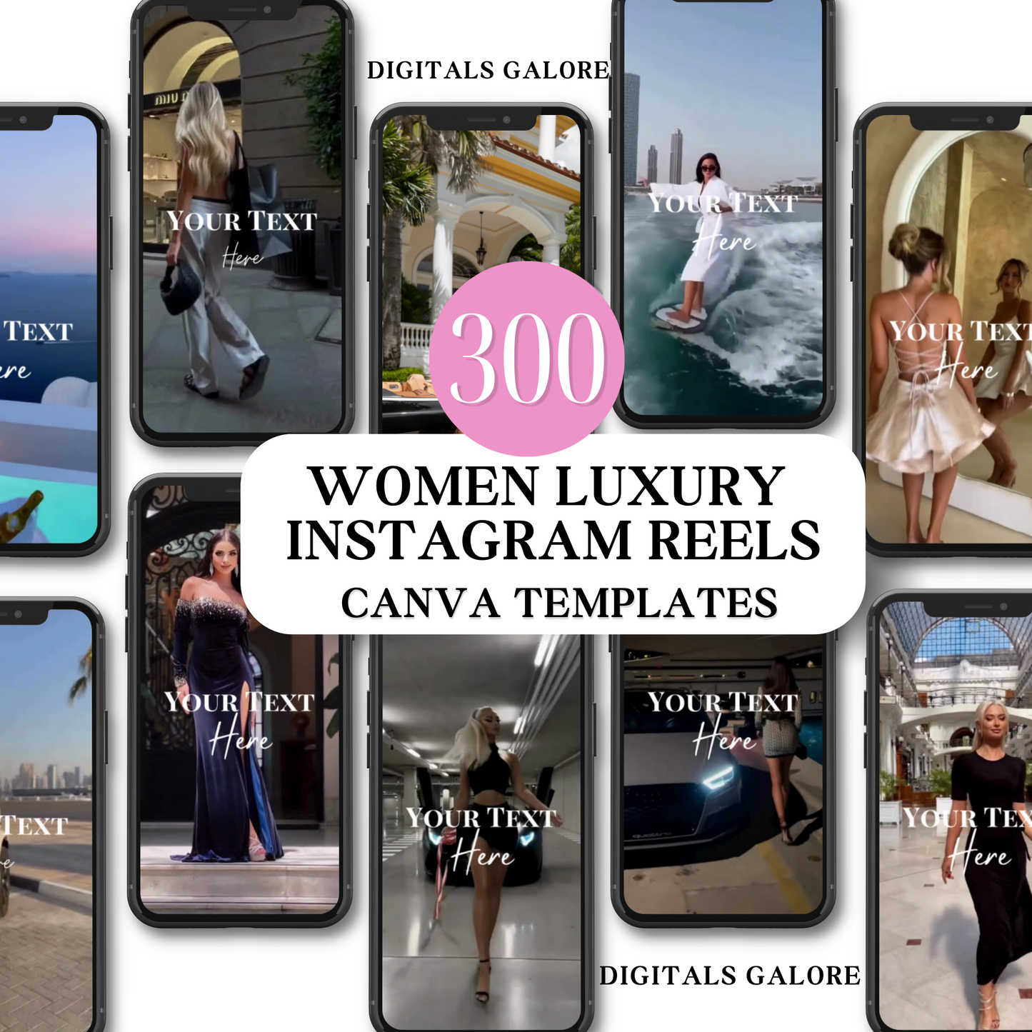 300 WOMAN LUXURY INSTAGRAM REELS