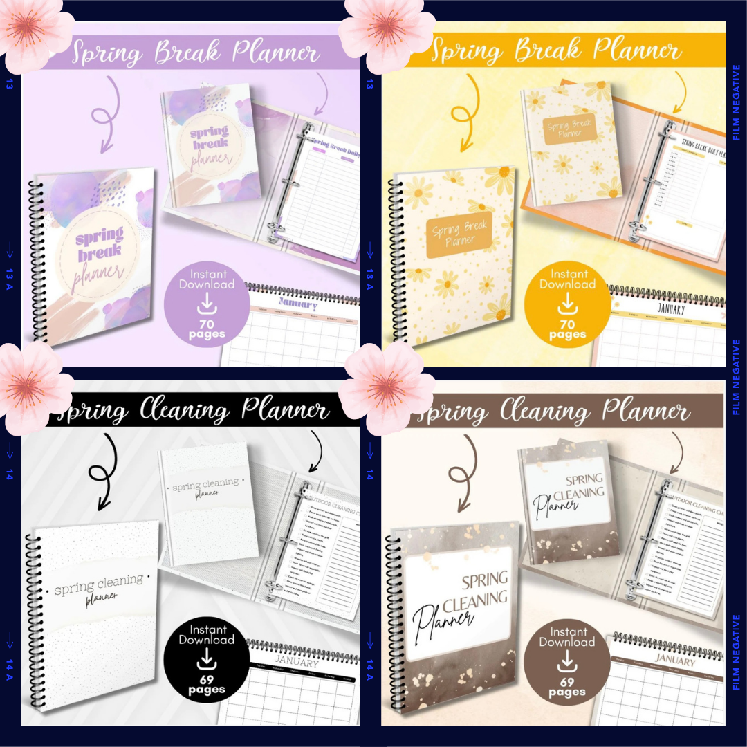 Ultimate Spring PLR Printables Bundle Plus Templates