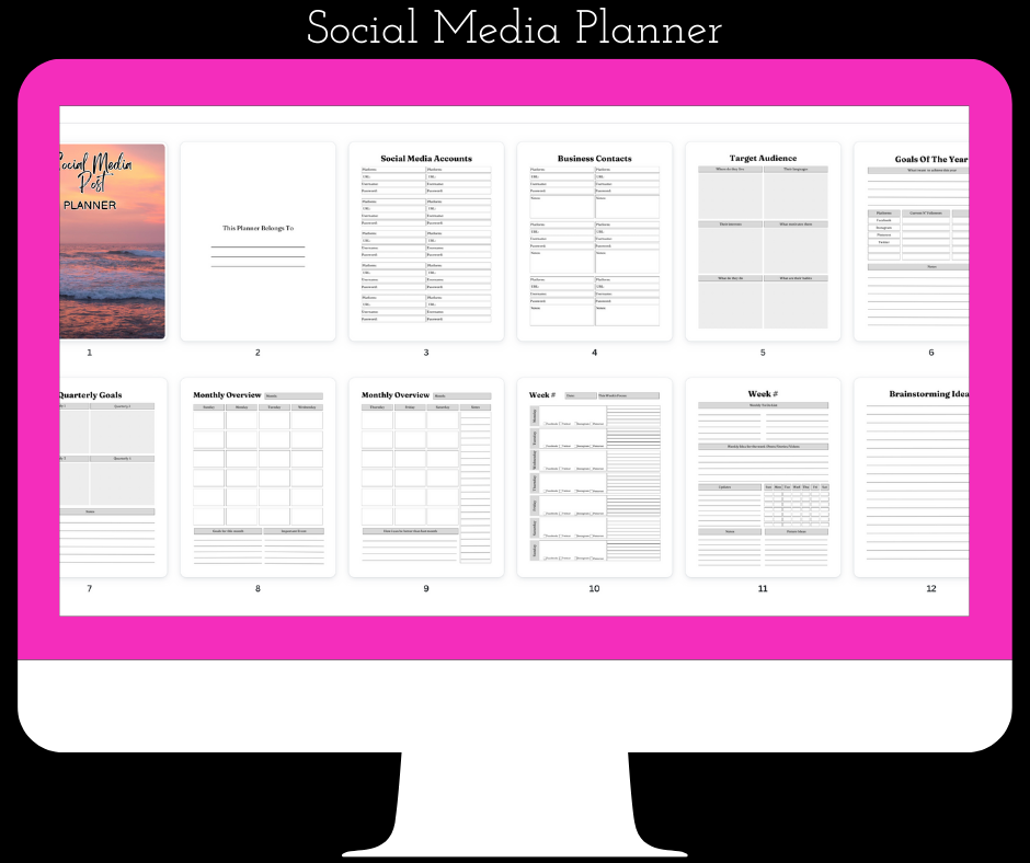 TRACKER | PLANNER BUNDLE - LOW TICKET BUNDLE( available for immediate download)