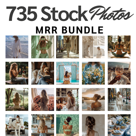 735 STOCK PHOTO COLLECTION W/MRR