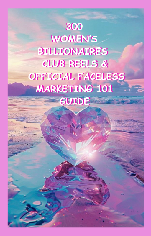 300  WOMEN’S  BILLIONAIRES  CLUB REELS &  OFFICIAL FACELESS MARKETING 101 GUIDE