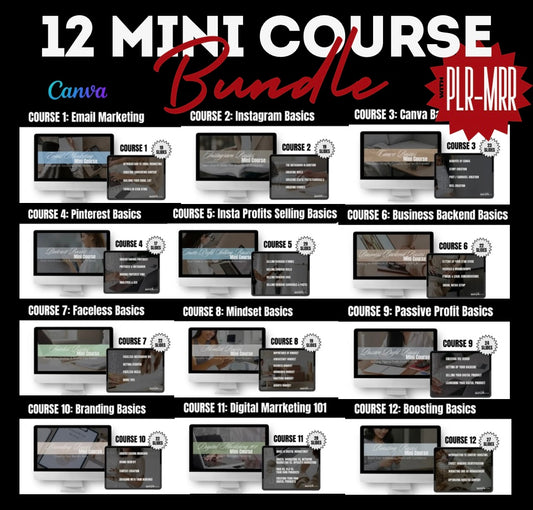 3 MINI COURSES BUNDLE W/BONUS