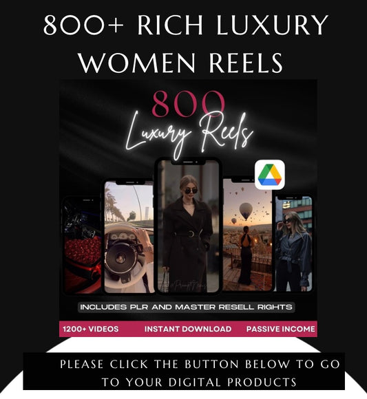 800+ RICH LUX WOMAN REELS W/BONUS