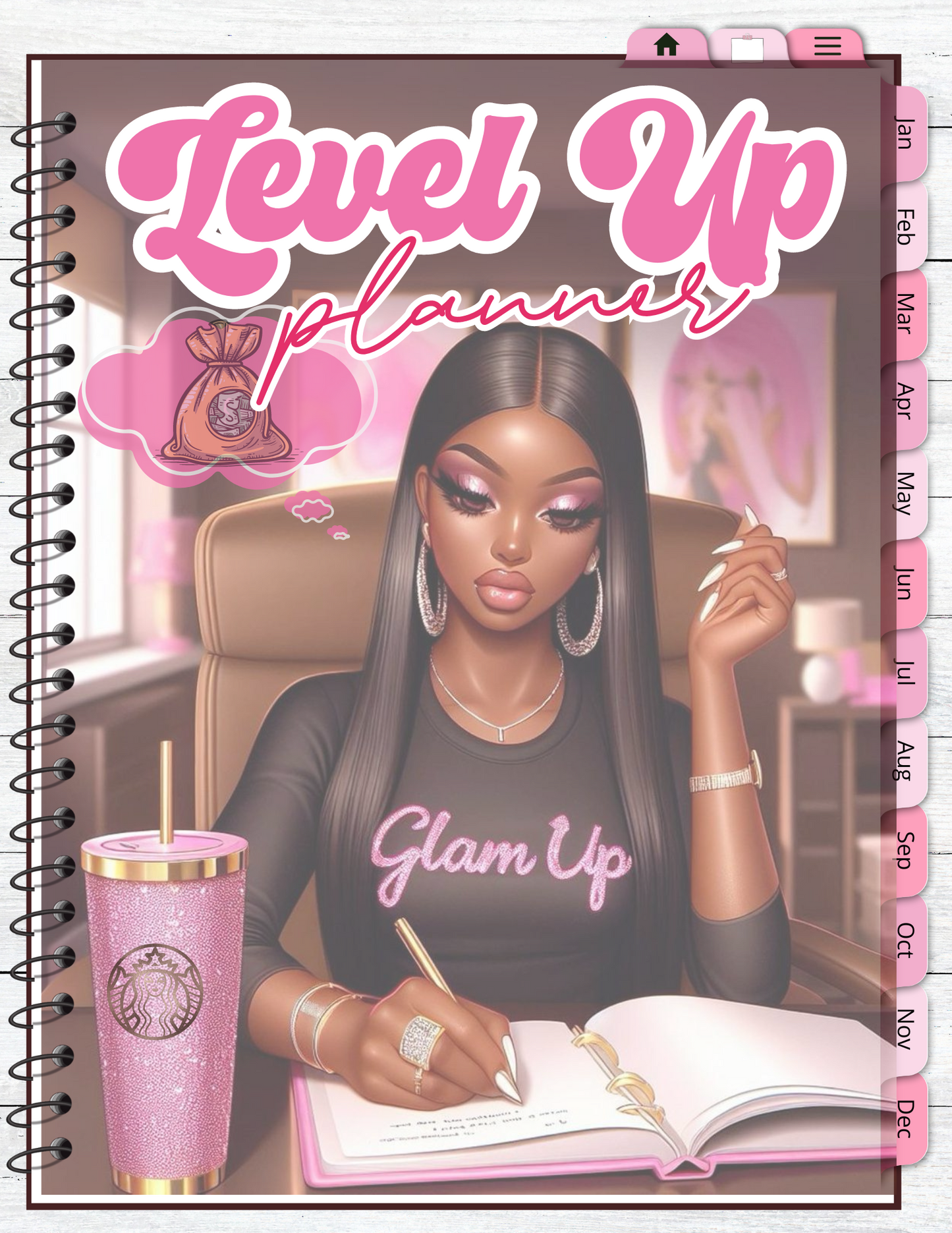 LEVEL UP DIGITAL PLANNER WITH HYPERLINKS PLR RIGHTS